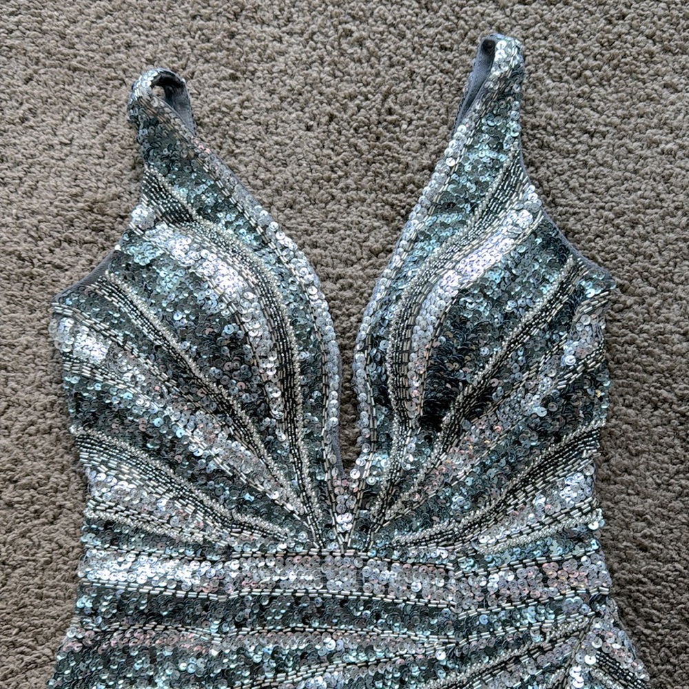 Jovani **Unworn** Bedazzled Mini Dress - Picture 4 of 7